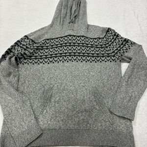 Hollister men XL Grey and black sweater hoodie.SKU50 #sweaterweather